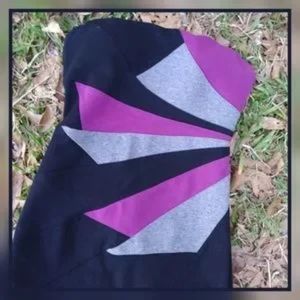 Arden B 90s Vintage Strapless Color Block Mini Dress